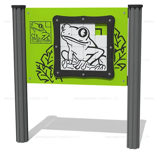 Panneau de jeu Puzzle Grenouille